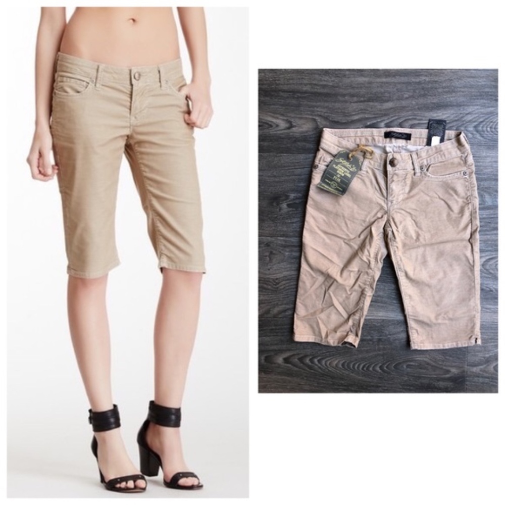 Stitch's Fox Bermuda Shorts Mushroom Beige